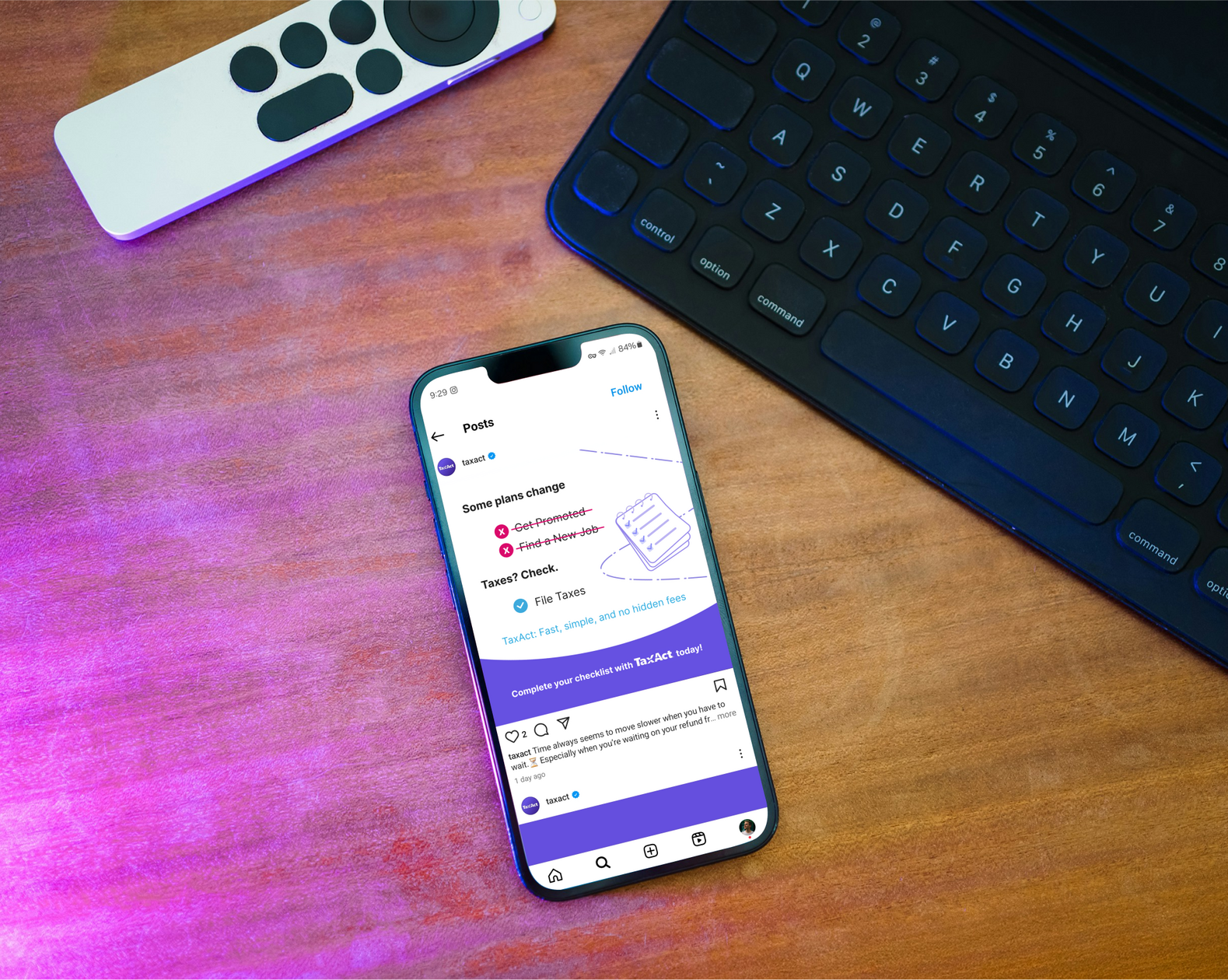 TaxAct - Instagram Social Post